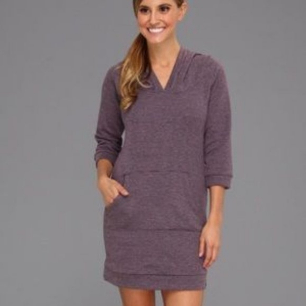 Mountain Hardwear Lampira Fleece Dress Purple Size Small